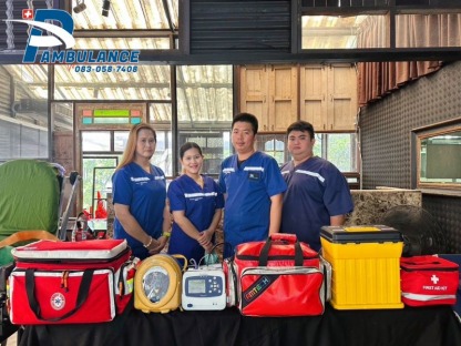 ทีมแพทย์และพยาบาลประจำรถพยาบาล - รถพยาบาลเอกชน นนทบุรี - P&L Ambulance